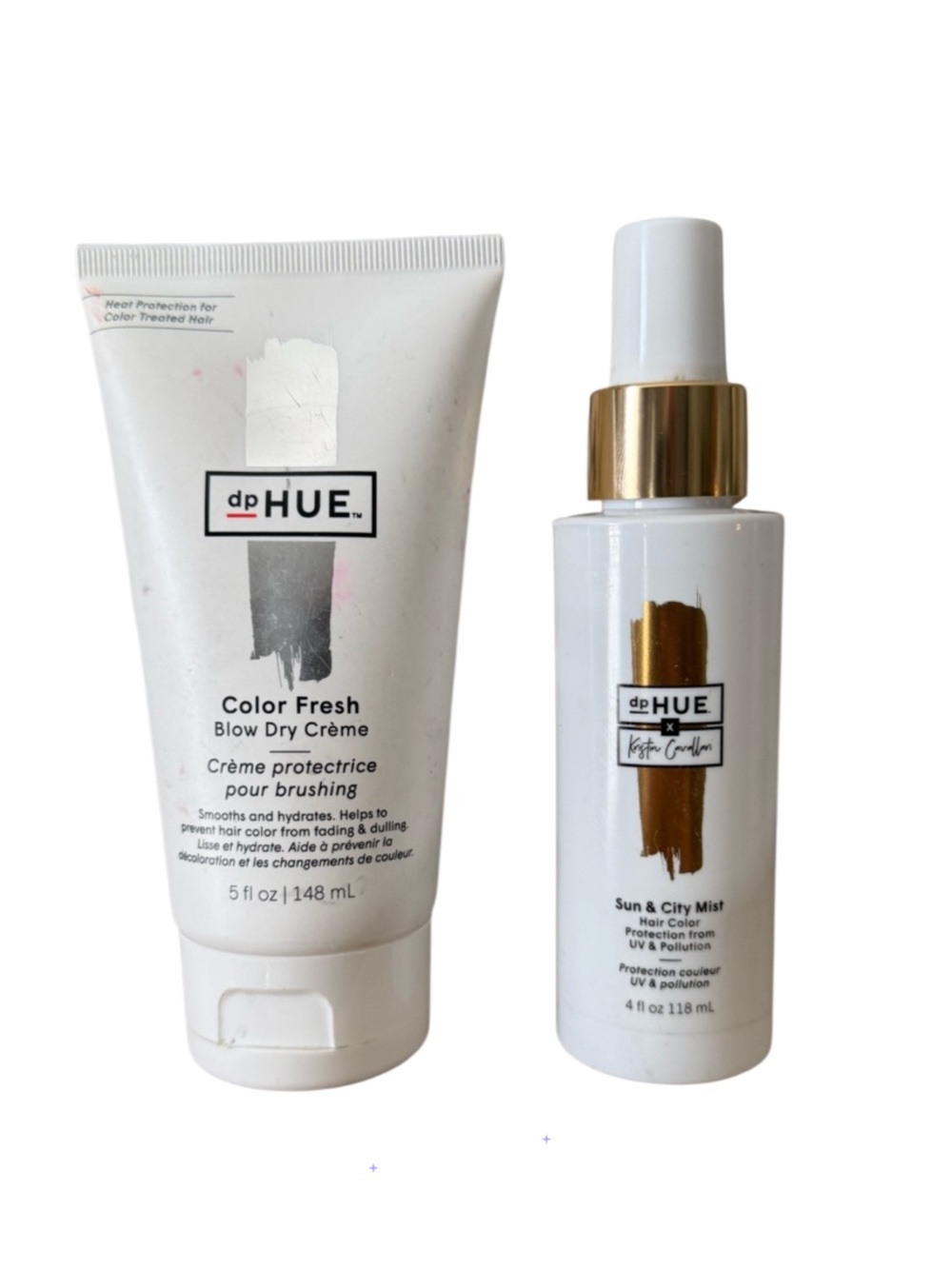 DpHUE Color Fresh Blow Dry Crème & Sun & City Mist Duo NEW